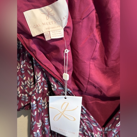 Gal Meets Glam Beth Dress (Maroon) - Picture 2 of 4